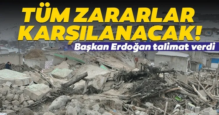 Son dakika haberi | Başkan Erdoğan talimat verdi! Tüm zararlar karşılanacak