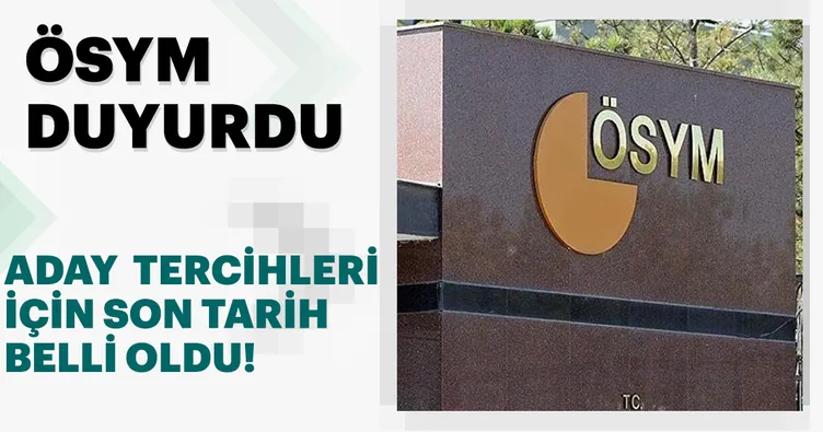 ÖSYM’den KPSS tercih duyurusu!