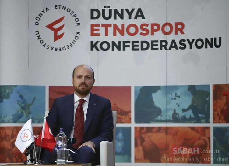 Dünya Etnospor Konfederasyonu Başkanı Bilal Erdoğan, Ankara’da öğrencilerle buluştu