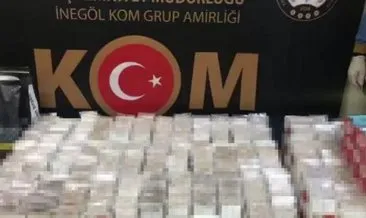 Bursa’da 45 bin paket kaçak sigara ele geçirildi! 1 kişiye gözaltı