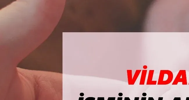 vildan isminin anlami nedir tdk ile