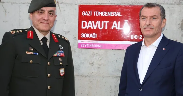 7 kurşunla vurulan 15 Temmuz Gazisi Tümgeneral Davut Ala Paşa’nın adı Zeytinburnu’nda sokağa verildi