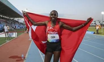 Yasemin Can, 10 bin metrede altın madalya kazandı #konya