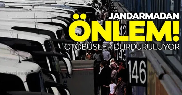 İstanbul’da yolcu otobüslerine coronavirüs denetimi