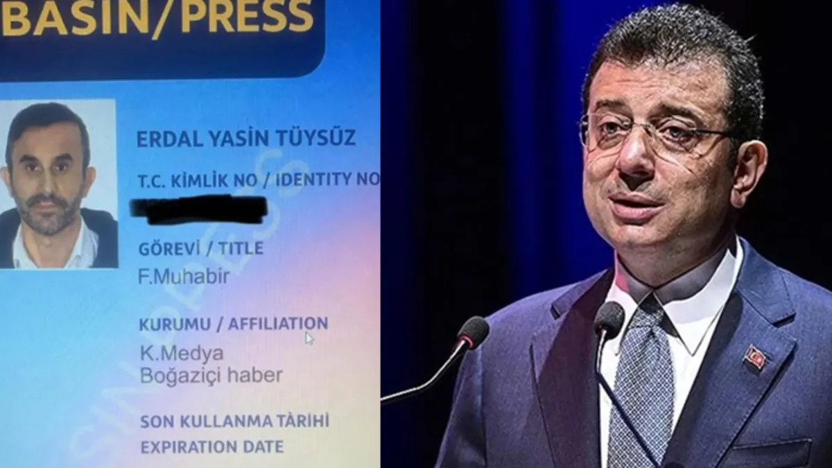 İmamoğlu duruşmasında sahte basın kartlı skandal! Gözaltına alınan provokatör CHP’li meclis üyesi çıktı İmamoğlu duruşmasında sahte basın kartlı skandal! Gözaltına alınan provokatör CHP’li meclis üyesi çıktı