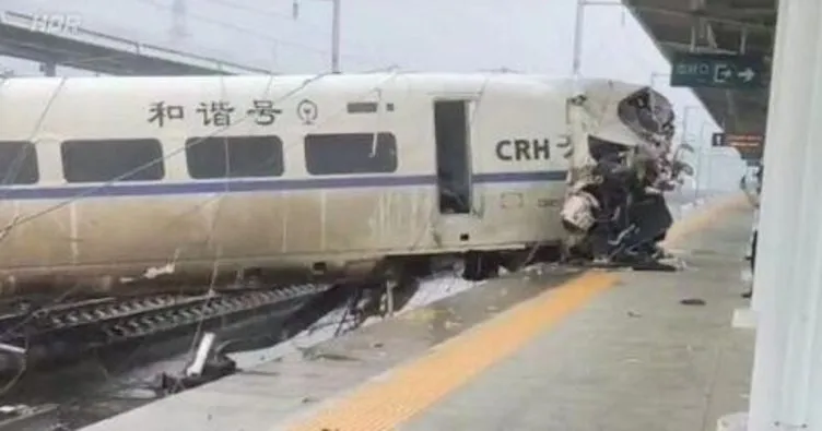 Çin’de yüksek hızlı tren raydan çıktı: 1 ölü, 8 yaralı