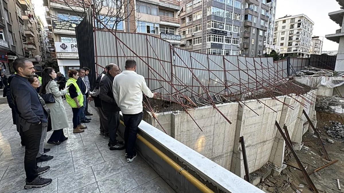 Samsun’da istinat duvarında çökme tespit edildi: Yol ulaşıma kapatıldı!