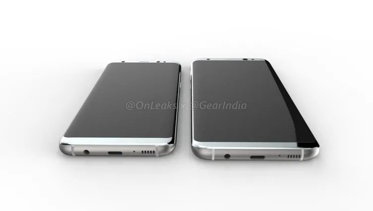 Samsung Galaxy S8 ve S8 Plus’ın detaylı render görselleri