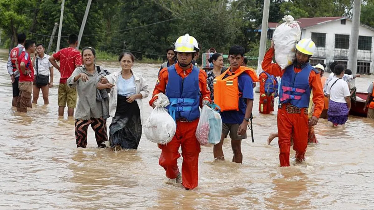 Yagi Tayfunu Myanmar’ı vurdu: 268 ölü Yagi Tayfunu Myanmar’ı vurdu: 268 ölü