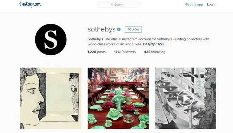 Sanat dolu Instagram sayfaları