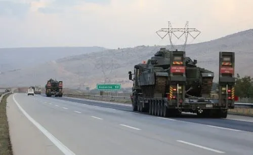 Suriye sınırına yeni tank sevkıyatı