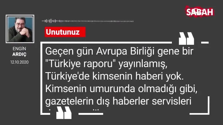 Engin Ardıç 'Unutunuz'