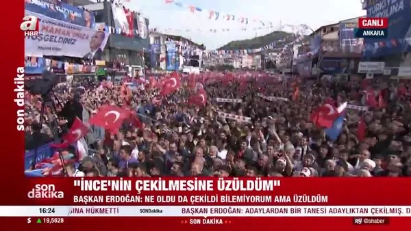 Başkan Erdoğan’dan Mamak- Altındağ mitinginde önemli açıklamalar | Video