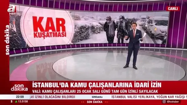Son dakika: Vali Yerlikaya duyurdu! İstanbul'da kamu çalışanlarına idari izin | Video