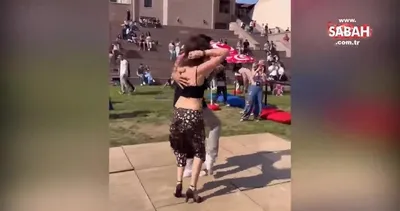 Melis Sezen üniversitenin dans yarışmasına katıldı! Melis Sezen dansıyla adeta şov yaptı!