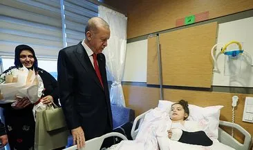 Başkan Erdoğan, Balıkesir'deki kazada yaralanan öğrencileri ziyaret etti #balikesir