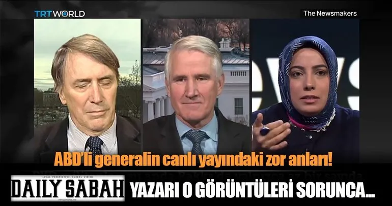 Türk gazeteci PKK - PYD ilişkisini reddeden ABD'li generali canlı yayında zor durumda bıraktı!