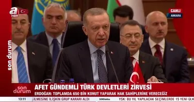 Türk Devletleri Teşkilatı’ndan olağanüstü zirve! Ankara’da tarihe geçen adım | Video