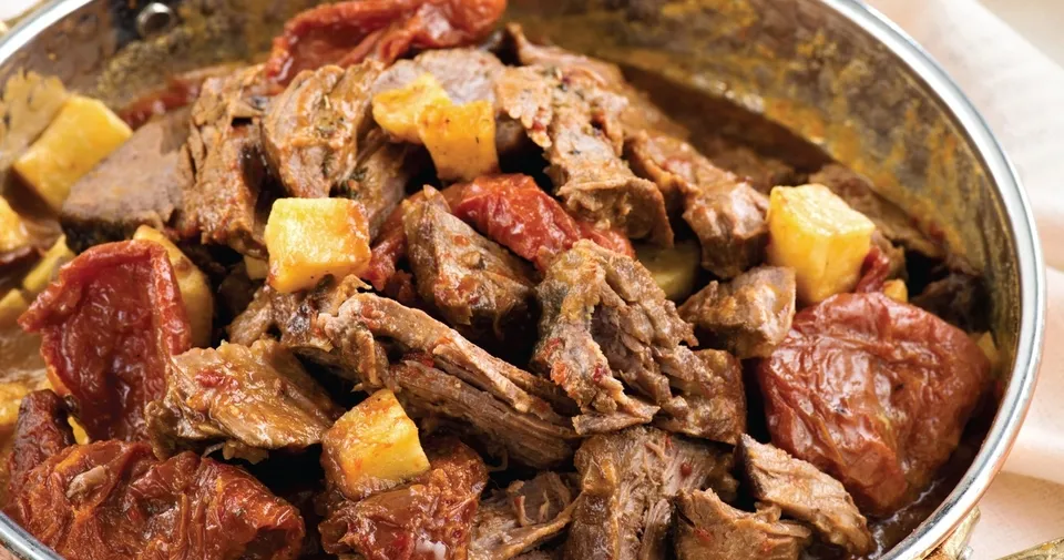 Kurutulmuş domatesli tandır tarifi Et Yemekleri Haberleri