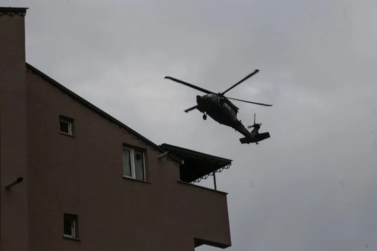 Sancaktepe’de helikopter düştü