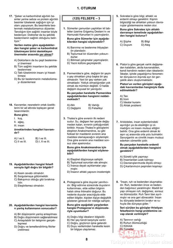 AÖL soruları ve cevapları açıklandı! 8-9 Aralık MEB ile Açık Lise AÖL sınav soruları ve cevapları 2018 burada!