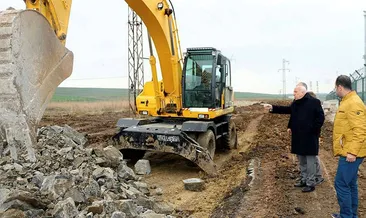 Bozulan yollara müdahale