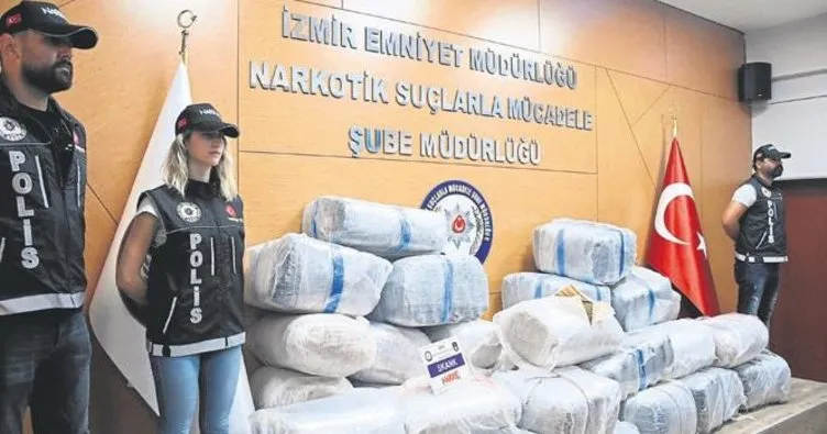 İzmir’de rekor düzeyde uyuşturucu yakalandı