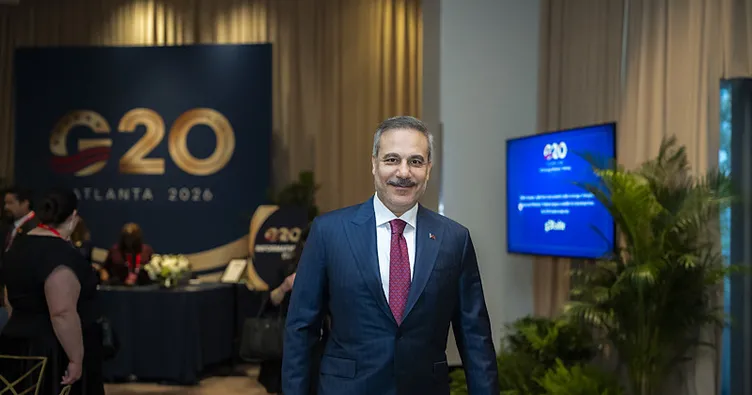 Bakan Fidan’dan ABD’de diplomasi trafiği: G20 Bakanlar Toplantısı’na katıldı