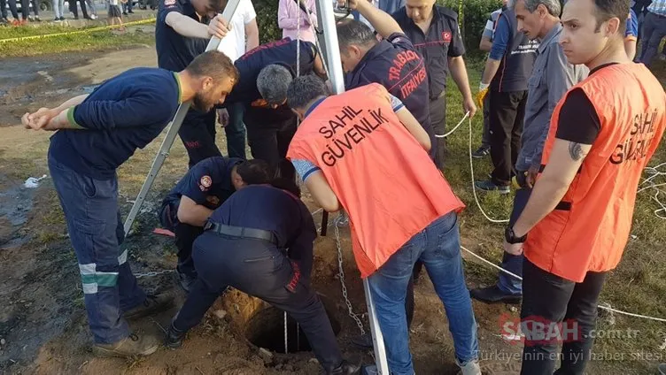 Trabzon’da kanalizasyona düşen işçi kayboldu