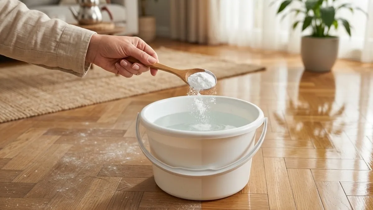 Temizlikte çığır açan yöntem: Suya sadece 2 kaşık atın, parkeleriniz günlerce toz tutmasın!