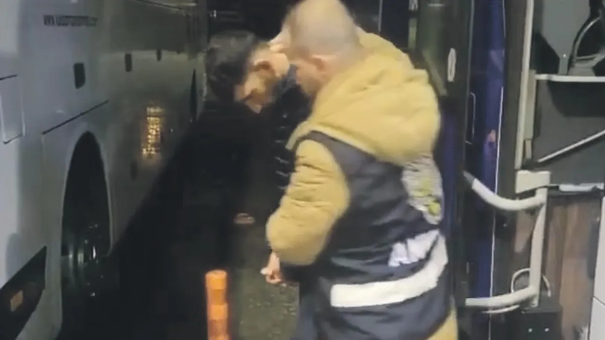 Sahte polis tuzağı otogarda bozuldu