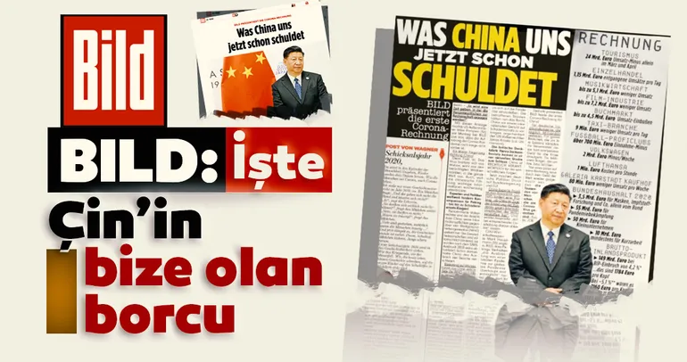 Bild’den Çin’e, 400 milyarlık fatura!