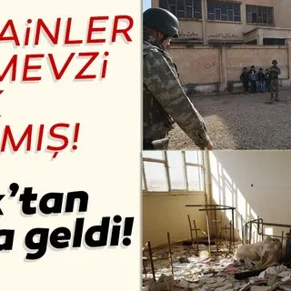 PKK/YPG Rasulayn'da okulu mevzi yapmış