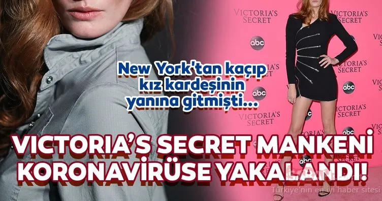 Victoria’s Secret’ın ünlü mankeni Alexina Graham corona virüse yakalandı! Alexina Graham New York’tan kaçıp kız kardeşinin yanına gitmişti...