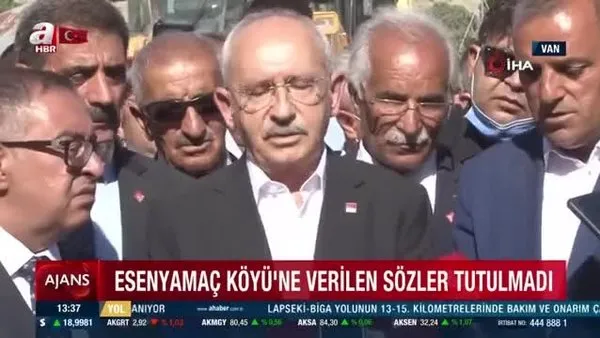 Kemal Kılıçdaroğlu sel felaketi yaşayan Vanlılara verdiği sözü de tutmadı!