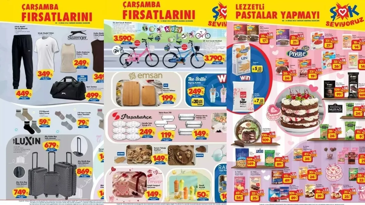 ŞOK AKTÜEL 8-14 NİSAN KATALOĞU: Bu hafta ŞOK’ta neler var? Termosifon, buhar kazanlı ütü, blender...