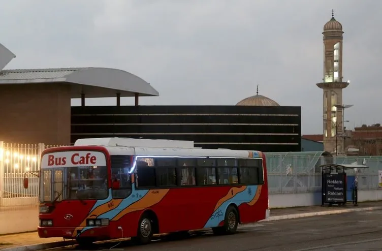 Süleymaniye’de ’Otobüs Kafe’