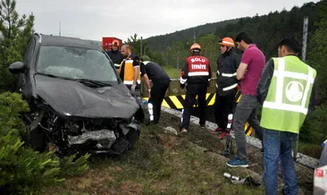 TEM otoyolundan şarampole uçtu: 1 ölü