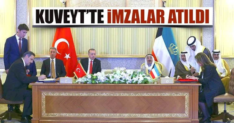 Kuveyt’te imzalar atıldı