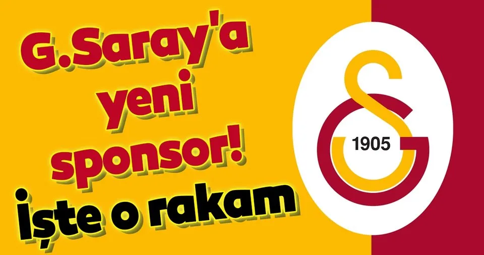 Galatasaray A Yeni Sponsor Iste O Rakam Spor Haberleri