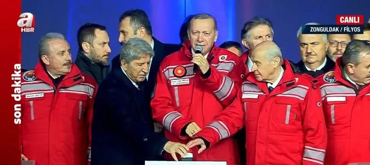 Filyos’ta gurur günü! Başkan Erdoğan enerji bağımsızlığında ilk ateşi yaktı