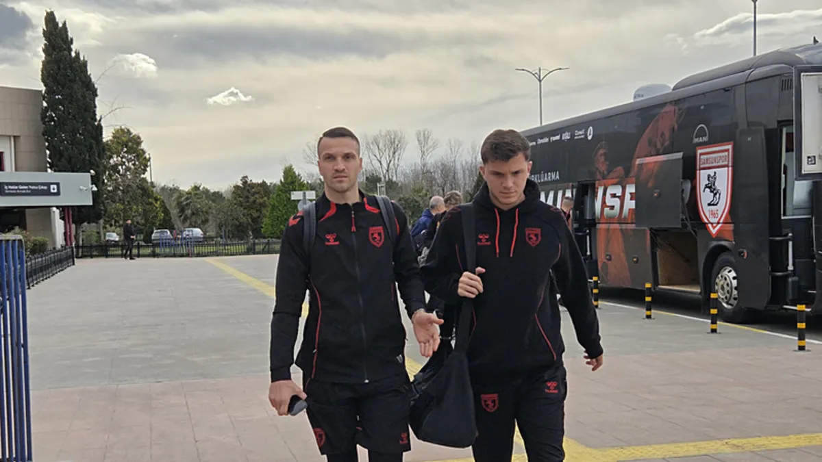 Samsunspor, Kuzey Makedonya'ya gitti!