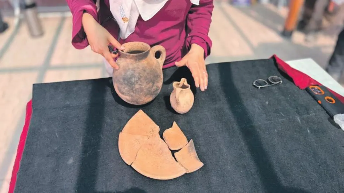 3 bin 500 yıllık yemek takımı bulundu