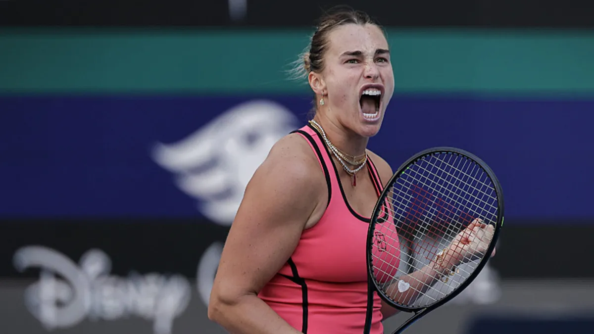 Aryna Sabalenka, Miami Açık’ta üst üste ikinci kez şampiyon oldu Aryna Sabalenka, Miami Açık’ta üst üste ikinci kez şampiyon oldu
