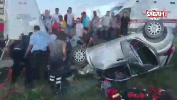 Edirne’de korkunç kaza: 3 ölü, 1 yaralı