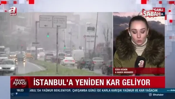 Meteoroloji ve AKOM'dan son dakika hava durumu uyarısı! İstanbul'a kar yağışı geliyor... Saat verdiler | Video