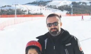 Murat Aşık’ın kayak keyfi