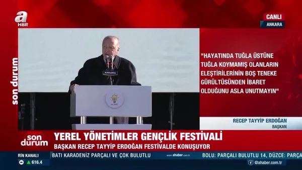 Başkan Erdoğan: 2023 seçimlerin kilidi gençlerimiz olacak