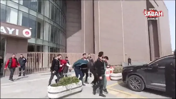 Adliye önünde polise saldırıya 4 tutuklama | Video
