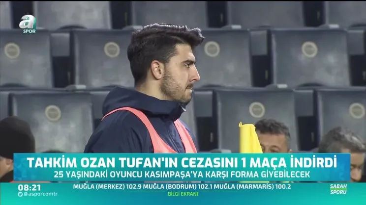 Tahkim Kurulu'nda Ozan'a indirim!